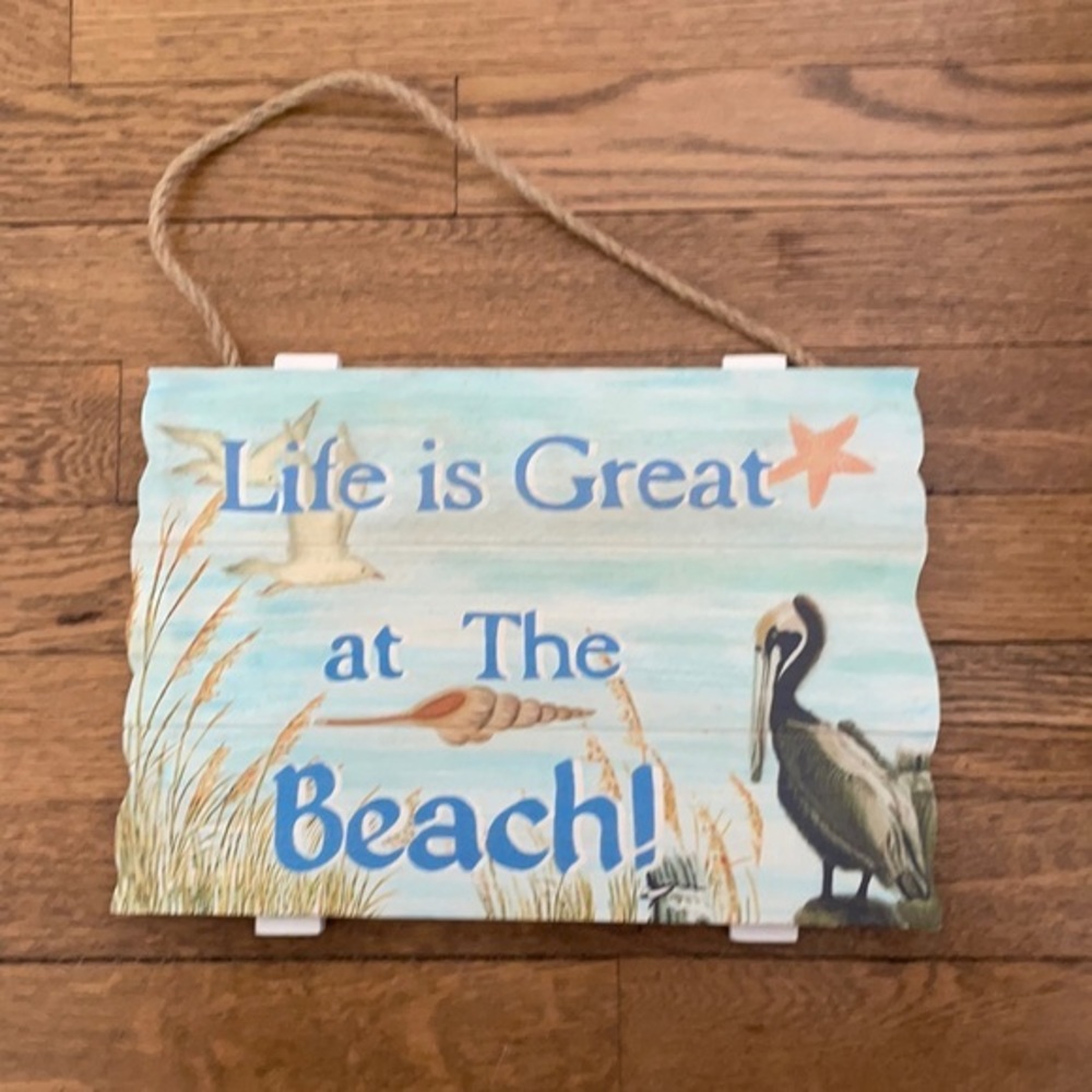 COASTAL HOME BEACH WALL ART SIGN